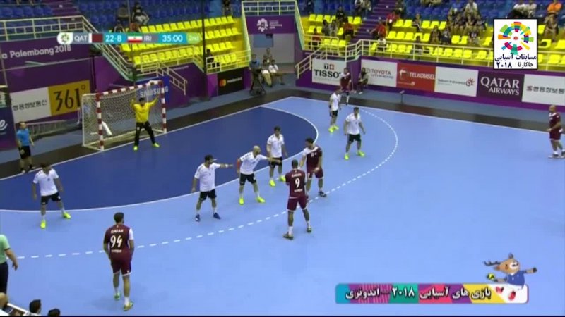 خلاصه هندبال ایران 20 - قطر 35  