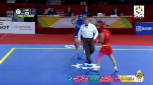 صعود آهنگریان به فینال در رشته ووشو (بازیهای آسیایی)