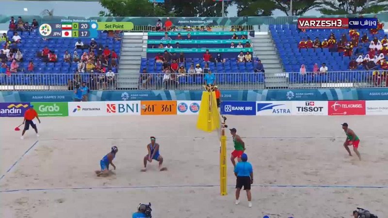 خلاصه والیبال ساحلی ایران 2 - ژاپن 1