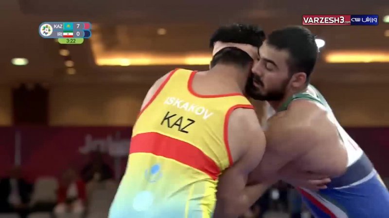 شکست حیدری در مرحله رده بندی برابر حریف قزاقستانی