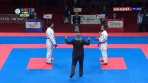 کسب مدال برنز +68 کاراته  توسط حمیده عباسعلی