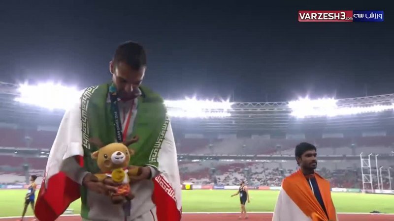 اهدا مدال نقره به امیر مرادی در دو 1500 متر جاکارتا