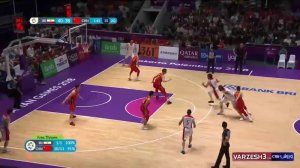 خلاصه بازی بسکتبال ایران 72 - چین 84 (فینال جاکارتا 2018)