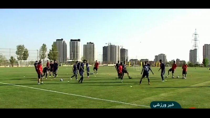 حواشی تمرینات تیم ملی در زمین در استادیوم آزادی