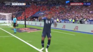گل اول فرانسه به هلند (امباپه)