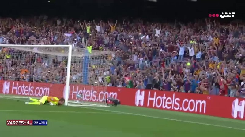 گل اول بارسلونا با ضربه ایستگاهی زیبای مسی به آیندهوون