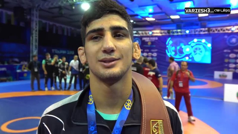 مصاحبه با کاویان نژاد پس از کسب قهرمانی جهان