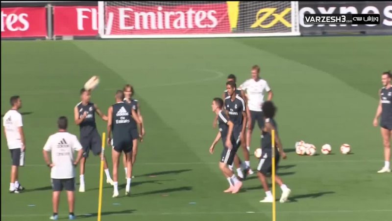 حرکات تکنیکی وینیسیوس جونیور در تمرین رئال مادرید