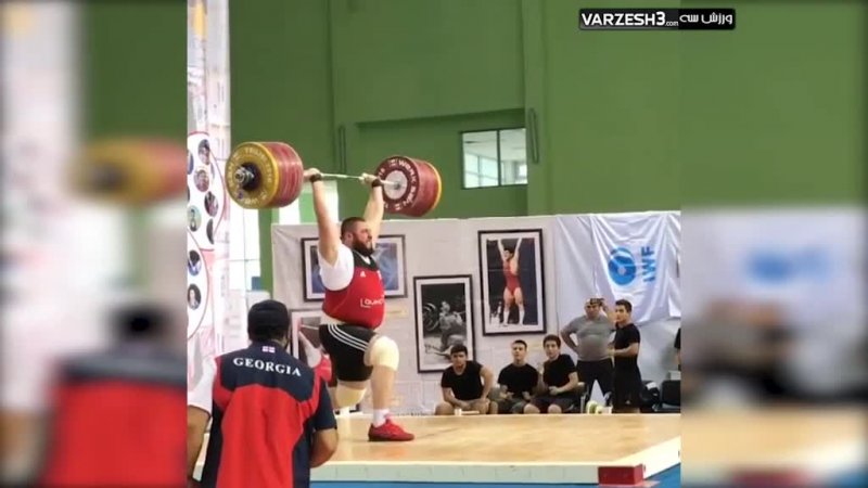رکوردشکنی غیررسمی لاشا تالاخادزه در مسابقات کشوری گرجستان