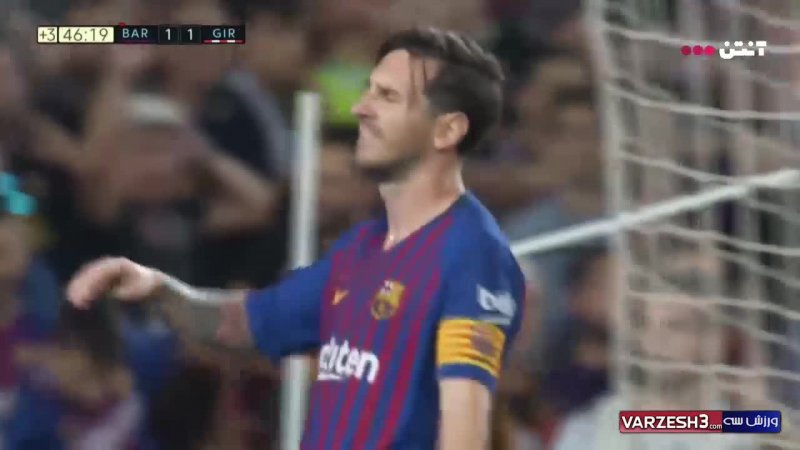 خلاصه بازی بارسلونا 2 - خیرونا 2