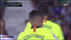 گل اول بارسلونا به لگانس (فیلیپ کوتینیو)