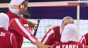 خلاصه والیبال نشسته بانوان ایران 3 - ژاپن 0 (پاراآسیایی)