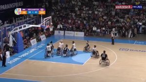 خلاصه بسکتبال با ویلچر ایران 68 - ژاپن 66 (فینال پاراآسیایی)