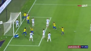 گل اول برزیل به آرژانتین (میراندا)