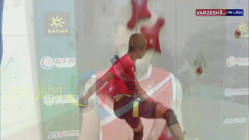 برنز رضا علیپور در جام جهانی سنگنوردی چین