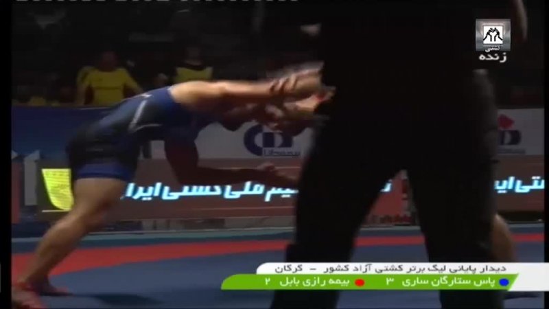پیروزی مقتدرانه ماگمدوف برابر بابایی در دیدار پایانی لیگ برتر کشتی آزاد