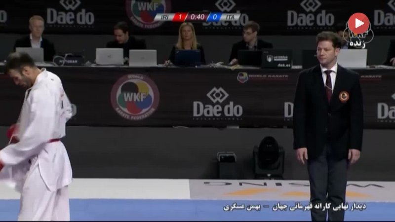 کسب مدال طلای بهمن عسگری در وزن 75- قهرمانی جهان