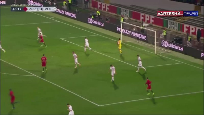 خلاصه بازی پرتغال 1 - لهستان 1