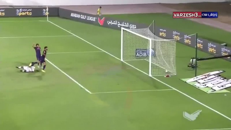 چهارمین گل فصل مامه تیام در لیگ امارات مقابل الوحده