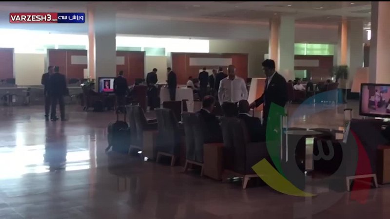 ورود بازیکنان تیم ملی به فرودگاه دوحه برای پرواز به امارات