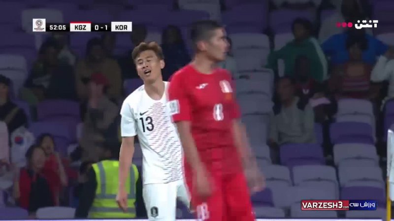 خلاصه بازی قرقیزستان 0 - کره جنوبی 1