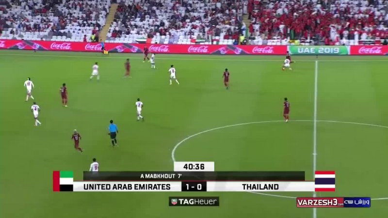 خلاصه بازی امارات 1 - تایلند 1