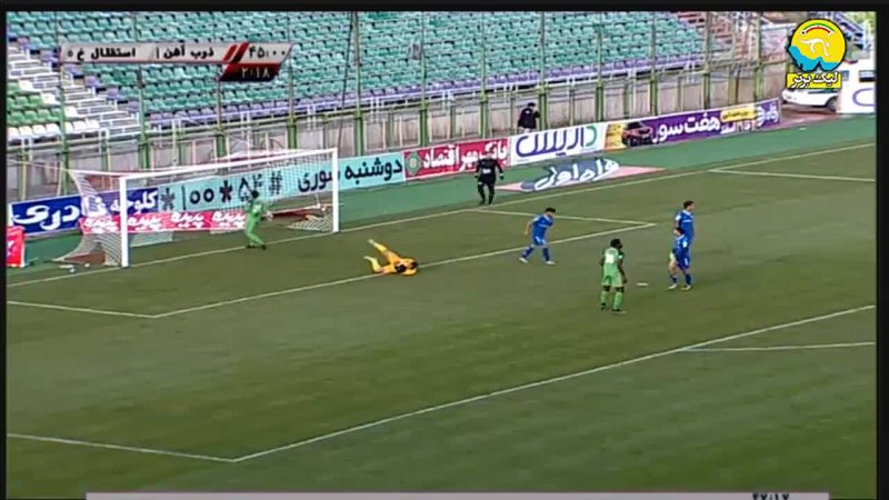 خلاصه بازی ذوب آهن 2 - استقلال خوزستان 0 (دبل مطهری)