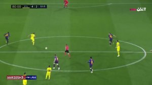 گل چهارم ویارئال به بارسلونا توسط باکا