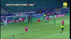 خلاصه بازی ذوب آهن اصفهان 2 - تراکتورسازی تبریز 0