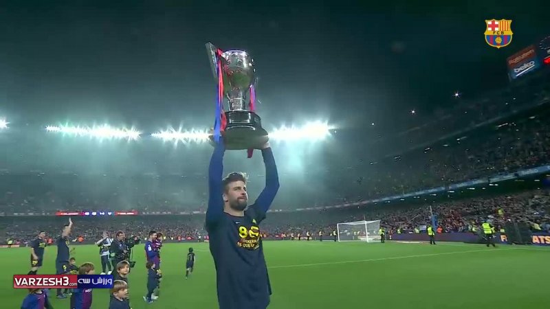 نسخه ی کامل جشن قهرمانی بارسلونا در لالیگا