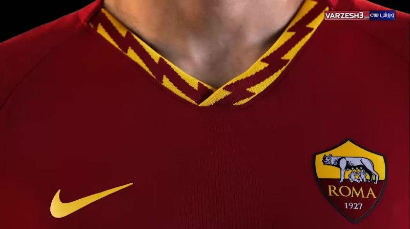 رونمایی از لباس اول تیم آ اس رم در فصل 20-2019