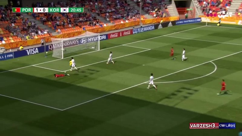 خلاصه بازی کره‌جنوبی 0- پرتغال 1 (جام‌جهانی‌جوانان)