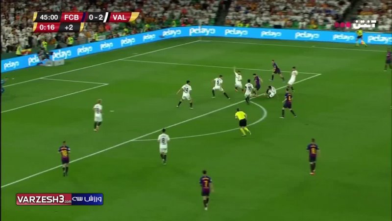 خلاصه بازی بارسلونا 1 - والنسیا 2 (گزارش اختصاصی)