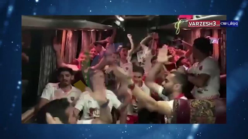 اتوبوس پرسپولیس پس از قهرمانی جام حذفی