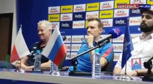 صحبت‌های سرمربیان لهستان-روسیه قبل از بازی 