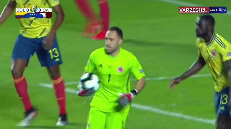خلاصه بازی کلمبیا 1 - قطر 0 (کوپا آمریکا)