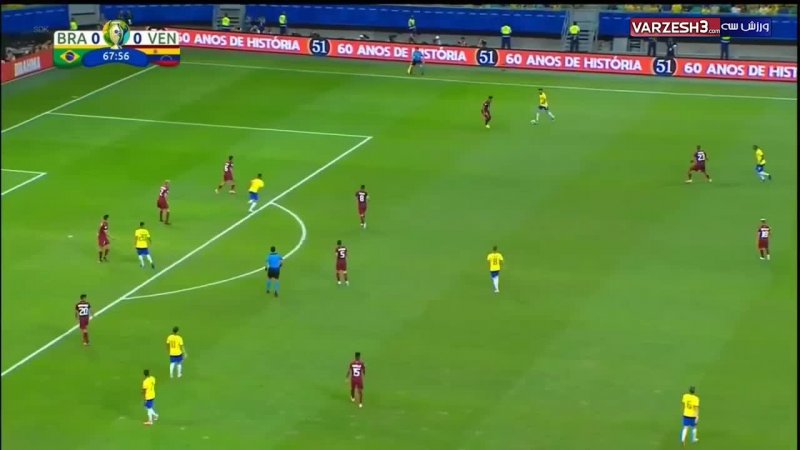 خلاصه بازی برزیل 0 - ونزوئلا 0 (کوپا آمریکا)