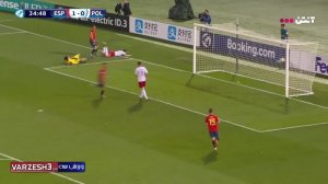 خلاصه بازی اسپانیا 5 - لهستان 0 (زیر 21 سال اروپا)