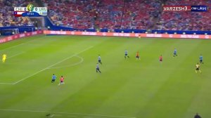 خلاصه بازی شیلی 0 - اروگوئه 1 (کوپا آمریکا)