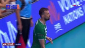 خلاصه والیبال ایران 3 - بلغارستان 0 (لیگ ملتهای والیبال)