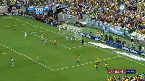 بازی خاطره انگیز آرژانتین - برزیل (هتریک لیونل مسی)