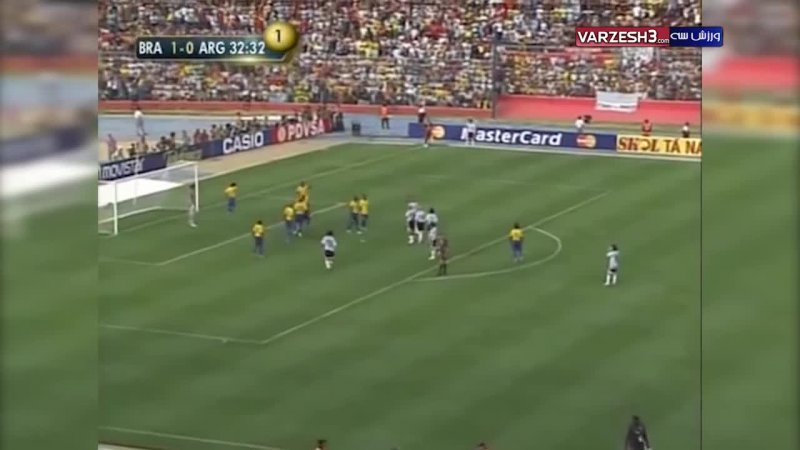 بازی خاطره انگیز برزیل - آرژانتین (فینال کوپا 2007)