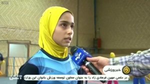 بانوان نوجوان ووشو در اردوی اصفهان