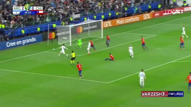 خلاصه بازی آرژانتین 2 - شیلی 1 (گزارش اختصاصی)