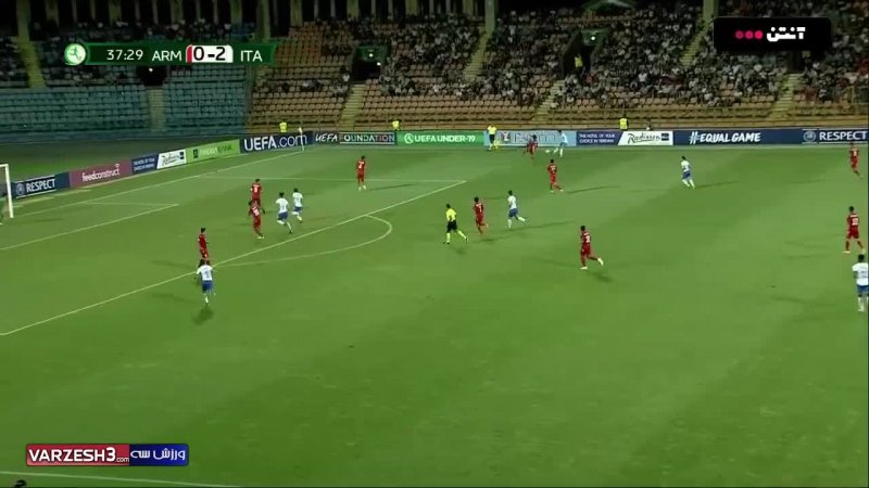 خلاصه بازی ایتالیا 4 - ارمنستان 0 (یورو زیر 19 سال)