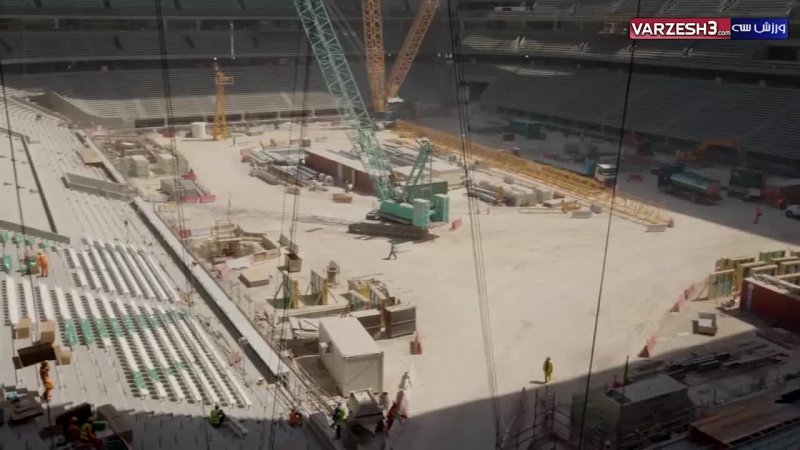 ورزشگاه استادمدینه قطر در حال ساخت برای جام جهانی 