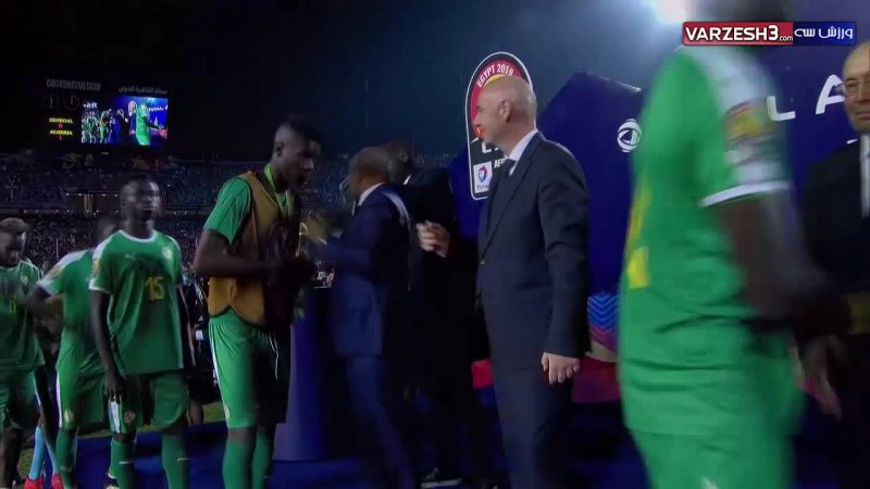 اهدای مدال نقره به سنگال(فینال جام ملتهای آفریقا)
