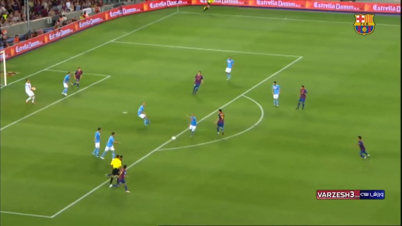 بازی خاطره انگیز بارسلونا - ناپولی در سال 2011