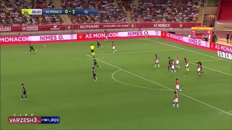 خلاصه بازی موناکو 0 - لیون 3