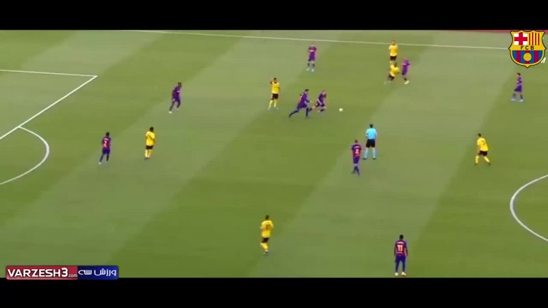 مهارتهای دی یانگ در بازی های پیش فصل بارسلونا